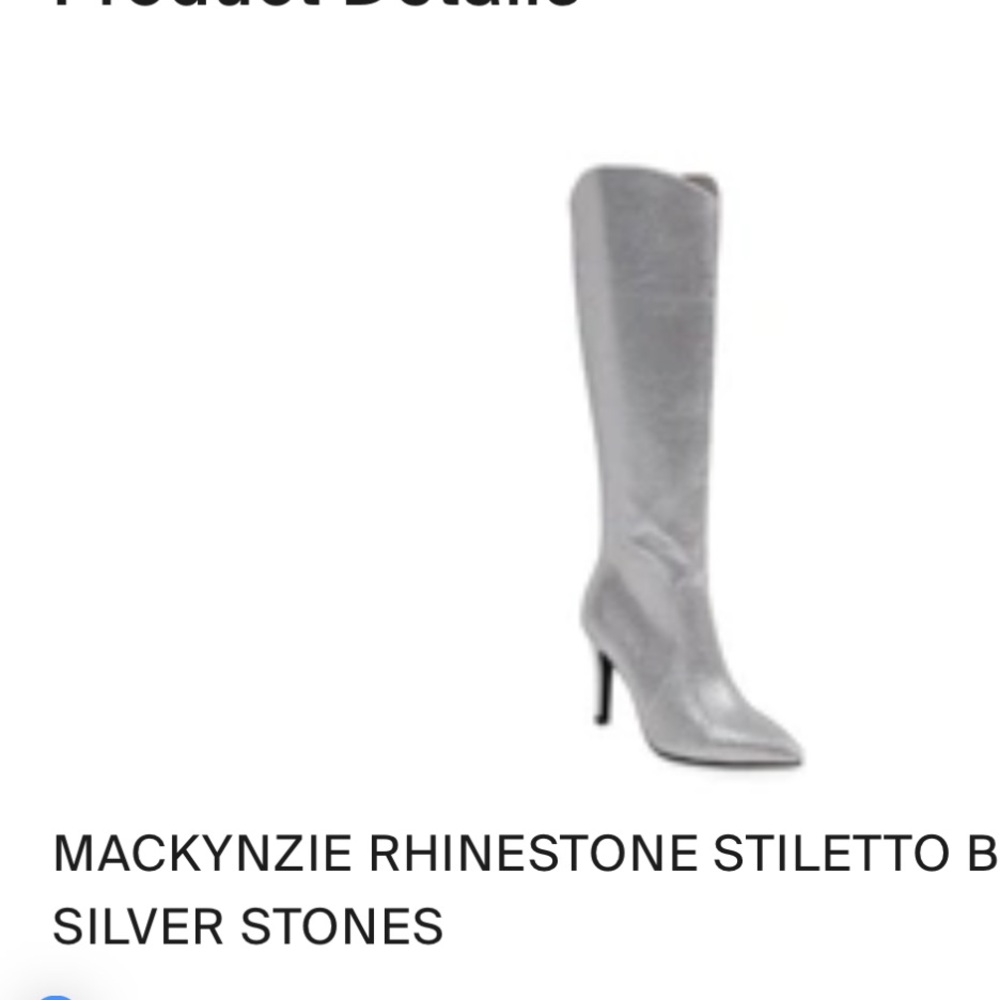 Mia MacKynzie Stiletto Rhinestone boot